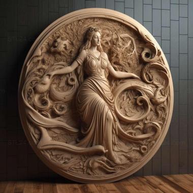 Patterns and decorations stl arri alexa 4 3d model